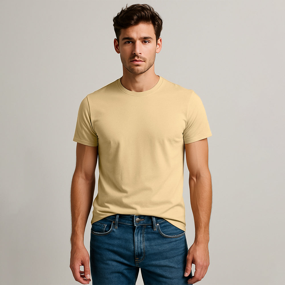 100% Cotton Crew Neck T-shirt