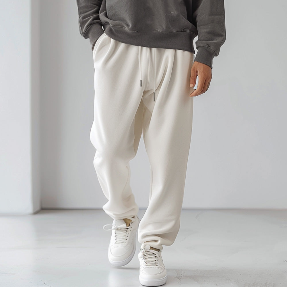 100% Cotton Athletic Pants Active Joggers - oukumen