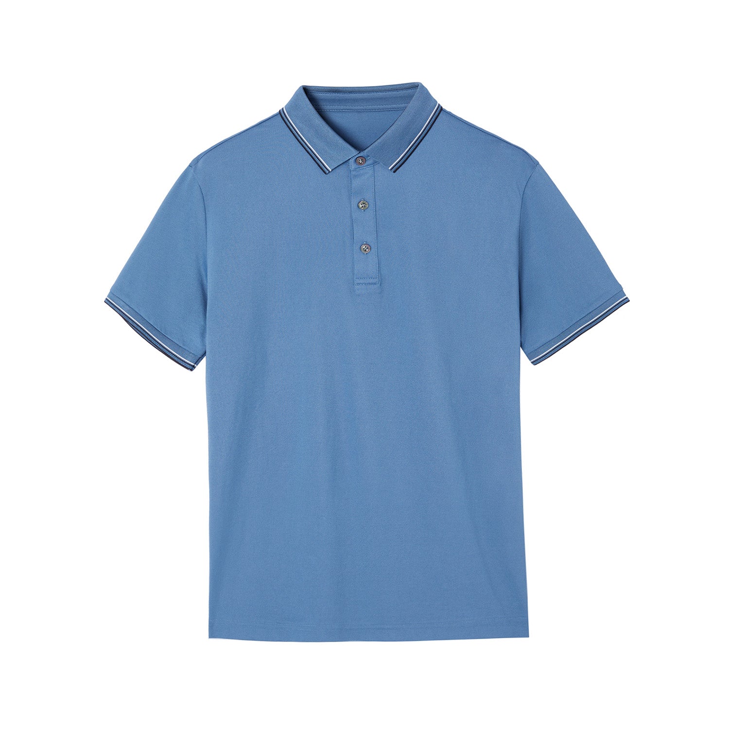 Cotton Silk Classic Short Sleeves Polo - oukumen