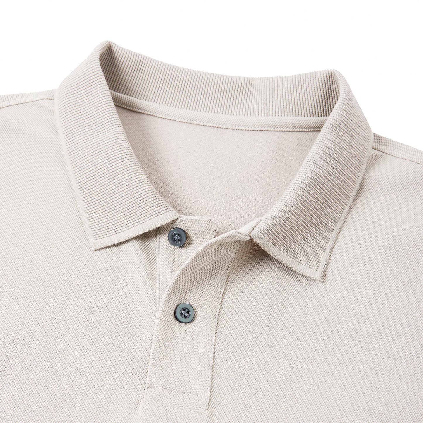 Cotton Linen Classic Fit Polo - oukumen