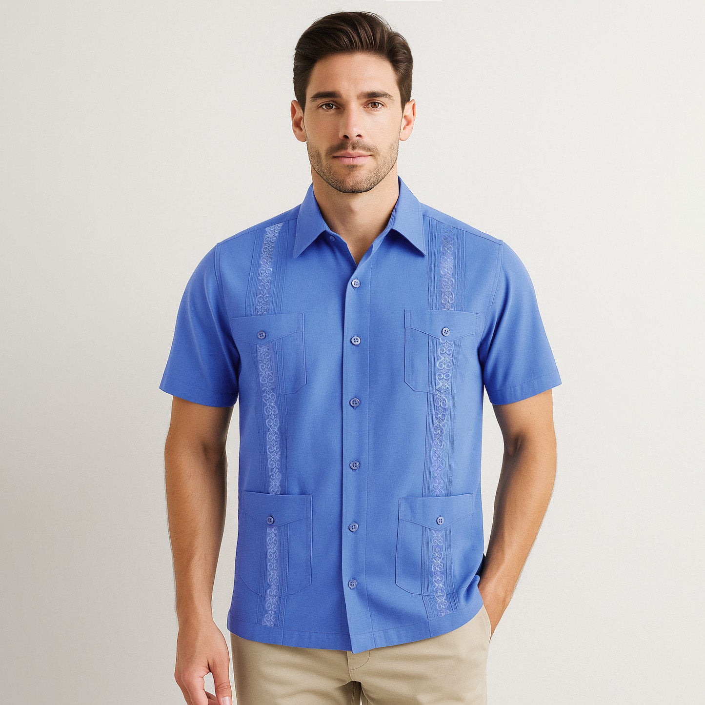 Classic Guayabera Cotton Shirt - oukumen