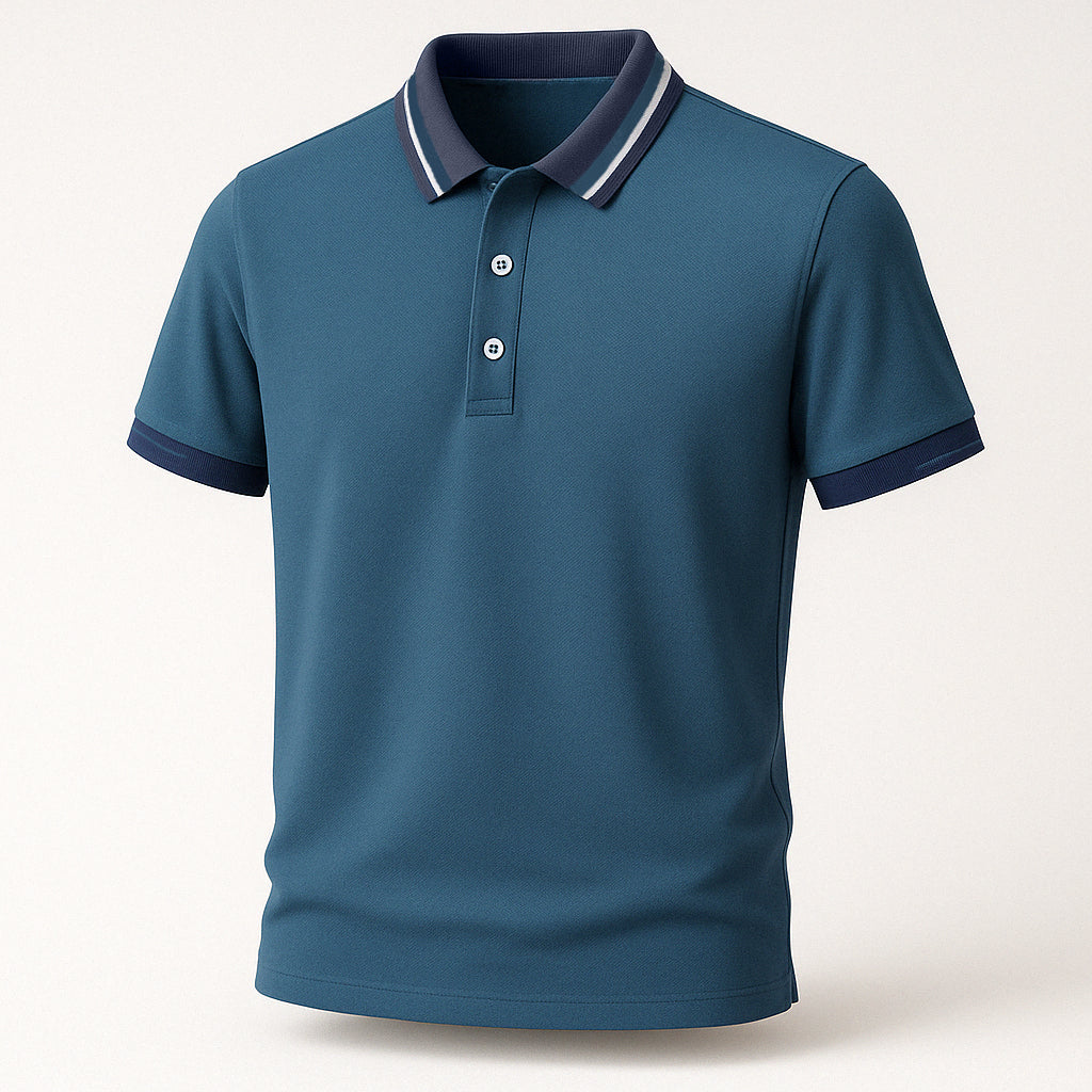 Luxury Mulberry Silk Blend Polo - oukumen