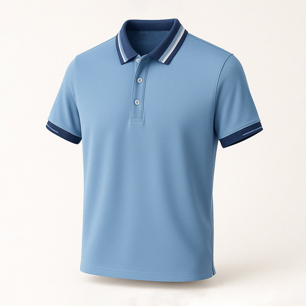 Luxury Mulberry Silk Blend Polo - oukumen