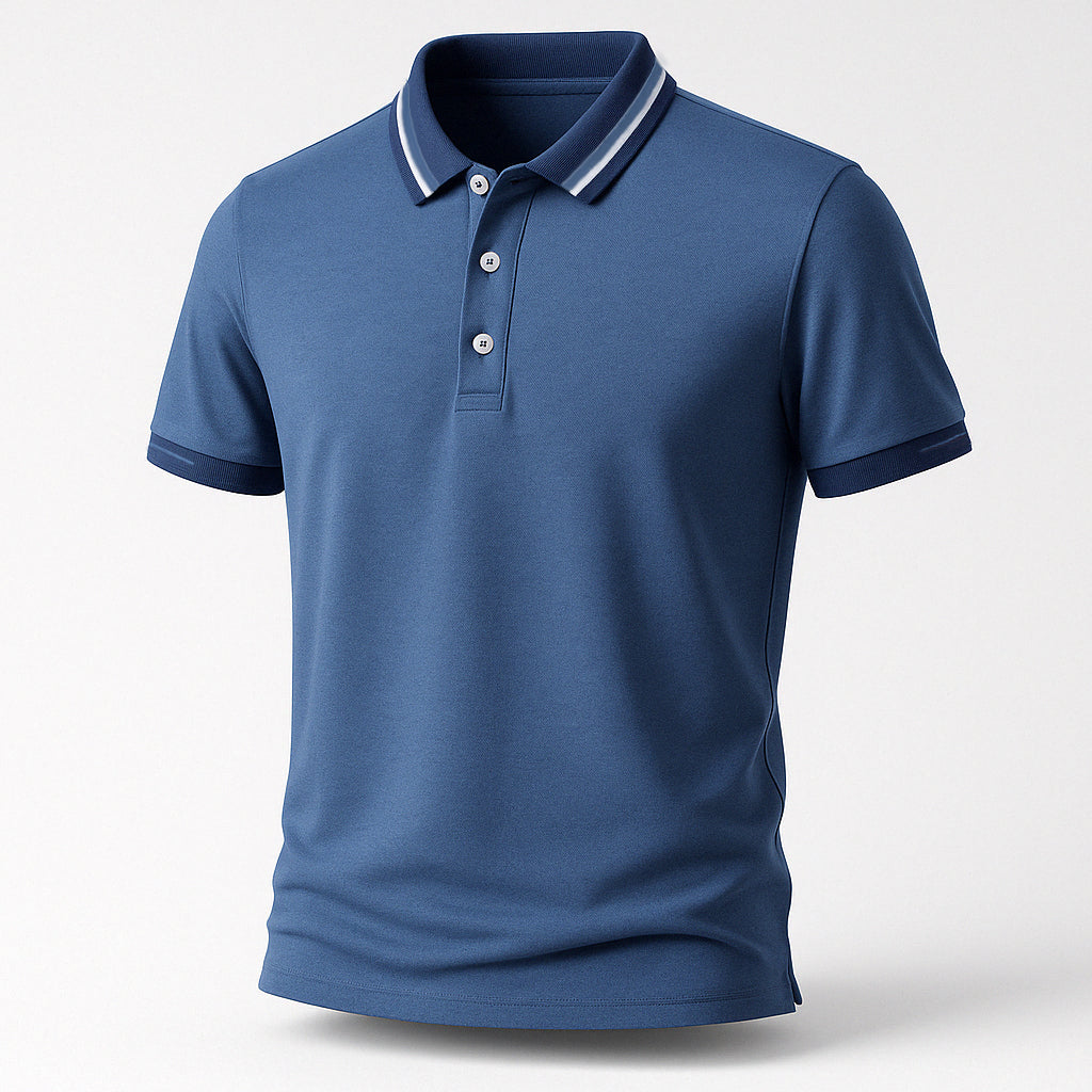 Luxury Mulberry Silk Blend Polo - oukumen