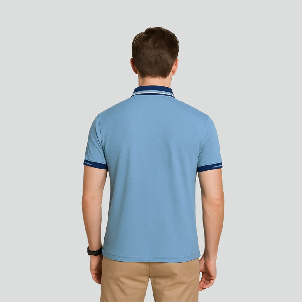 Luxury Mulberry Silk Blend Polo - oukumen