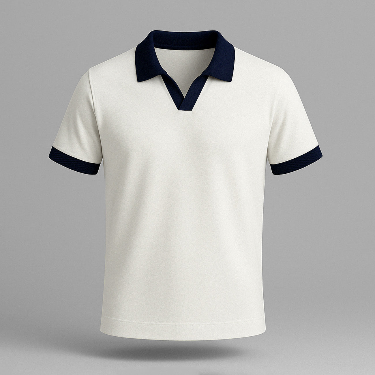 100% Cotton Colorblock Performance Polo - oukumen
