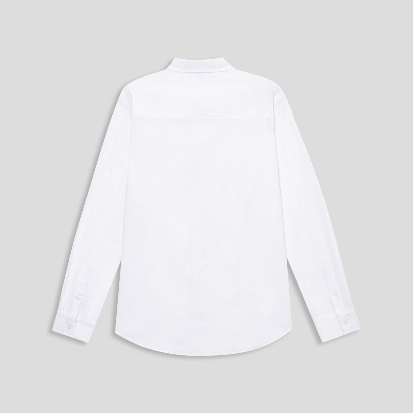 Linen Cotton Palm Tree Logo Shirt - oukumen