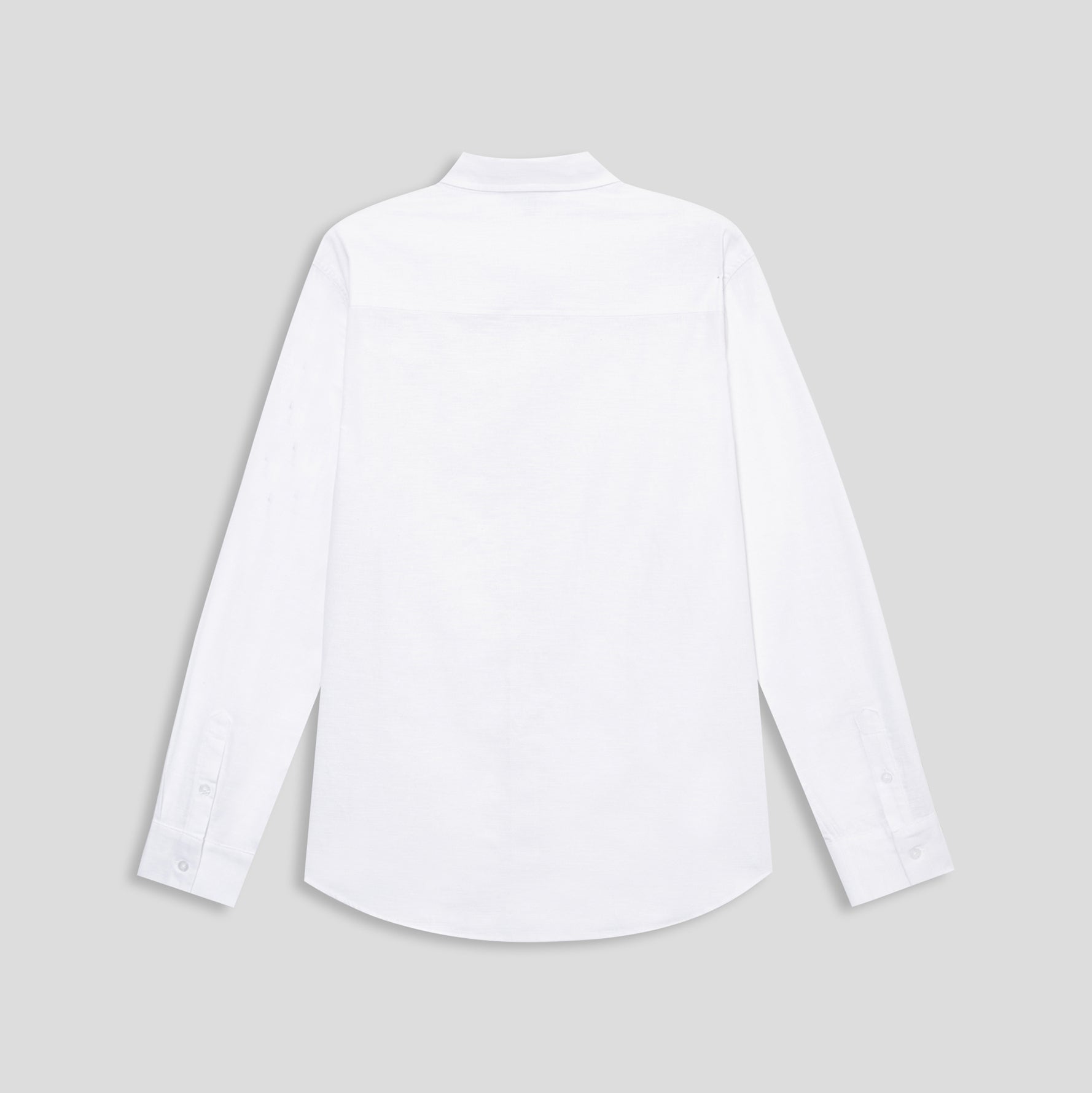 Linen Cotton Palm Tree Logo Shirt - oukumen