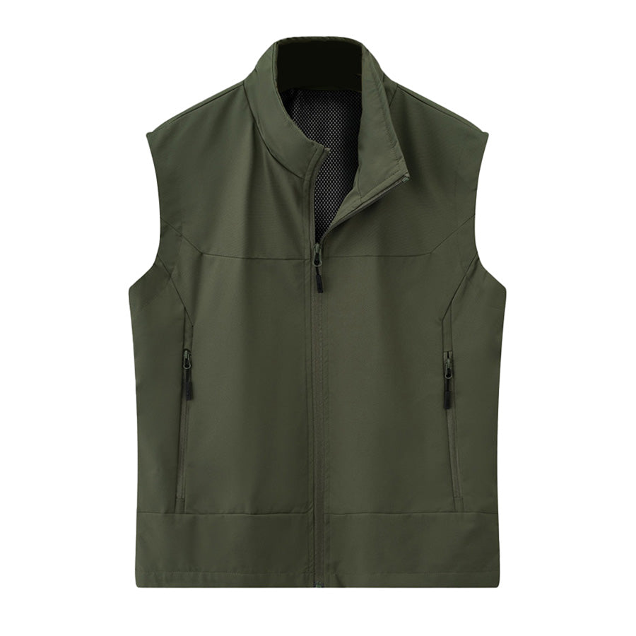 Sports Outdoor Waterproof Training Full-zip Vest - oukumen