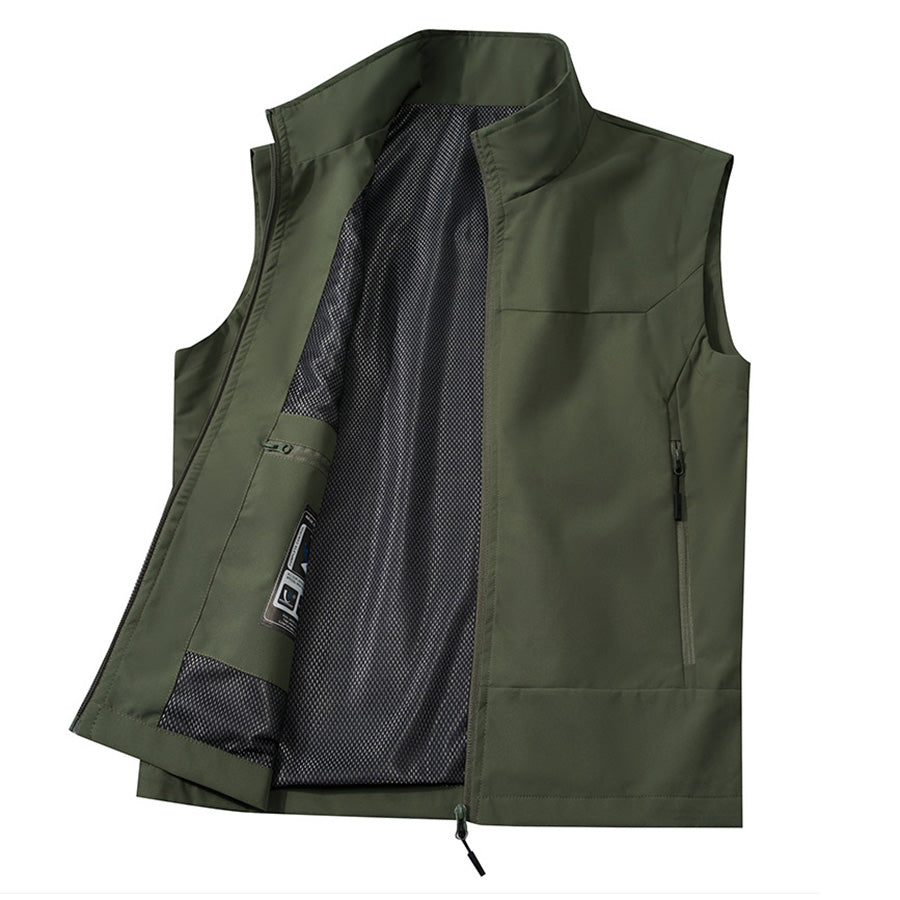 Sports Outdoor Waterproof Training Full-zip Vest - oukumen