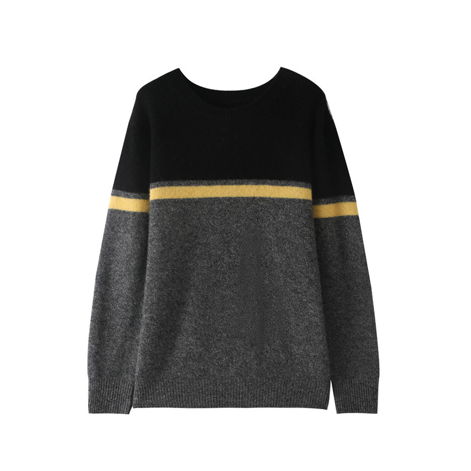 100% Merino Wool Pullover Sweater Jumper - oukumen