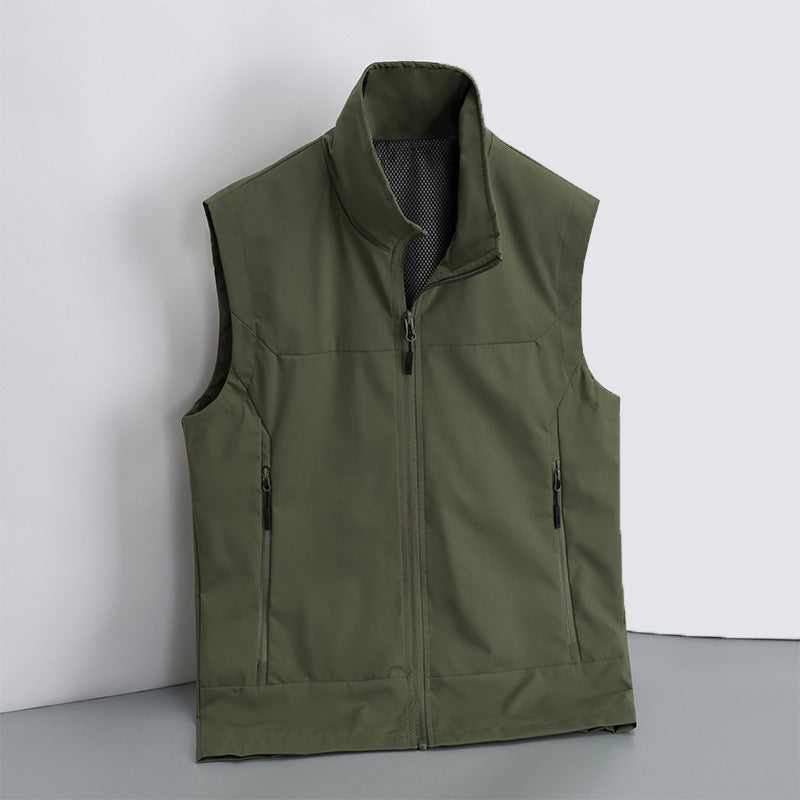 Sports Outdoor Waterproof Training Full-zip Vest - oukumen