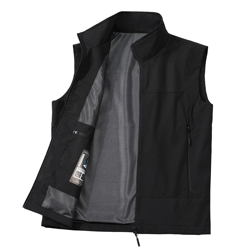 Sports Outdoor Waterproof Training Full-zip Vest - oukumen