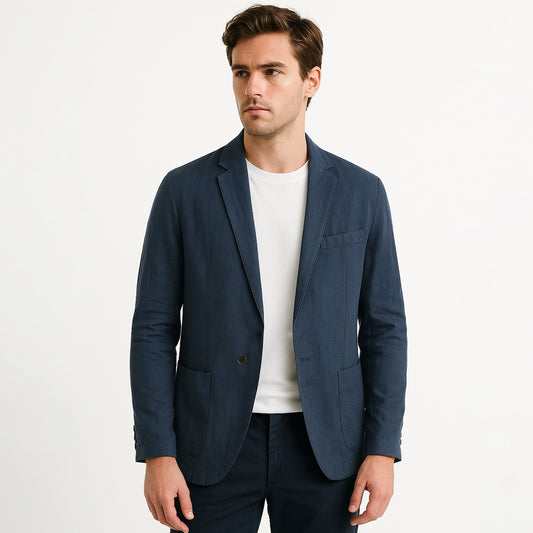 Tailored 100% Linen Blazer