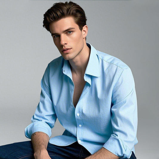 Linen Cotton Vacation Causal Shirt - oukumen
