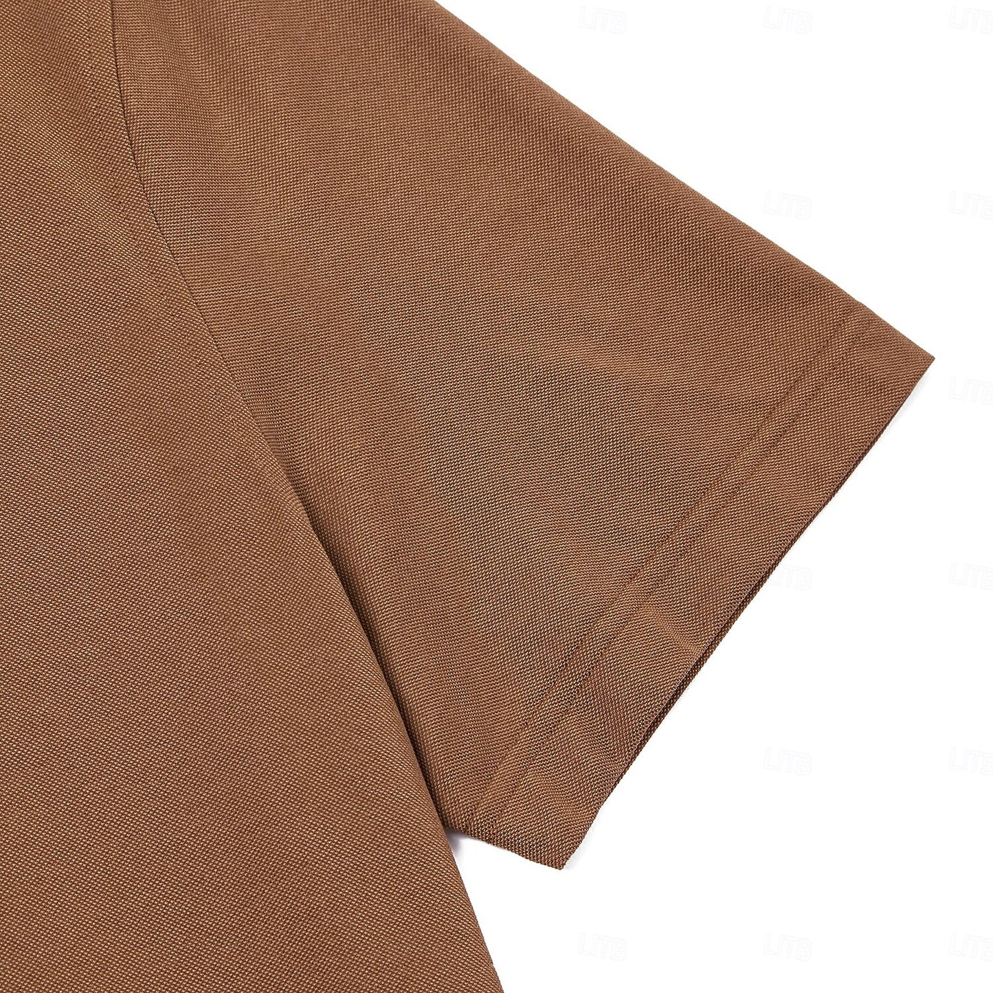Refined Textured Knit Polo - oukumen