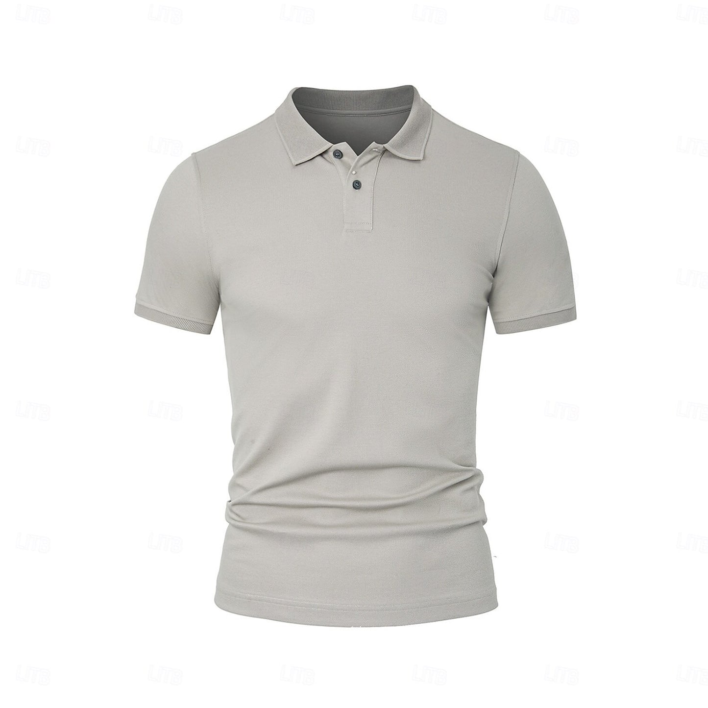 Cotton Linen Classic Fit Polo - oukumen