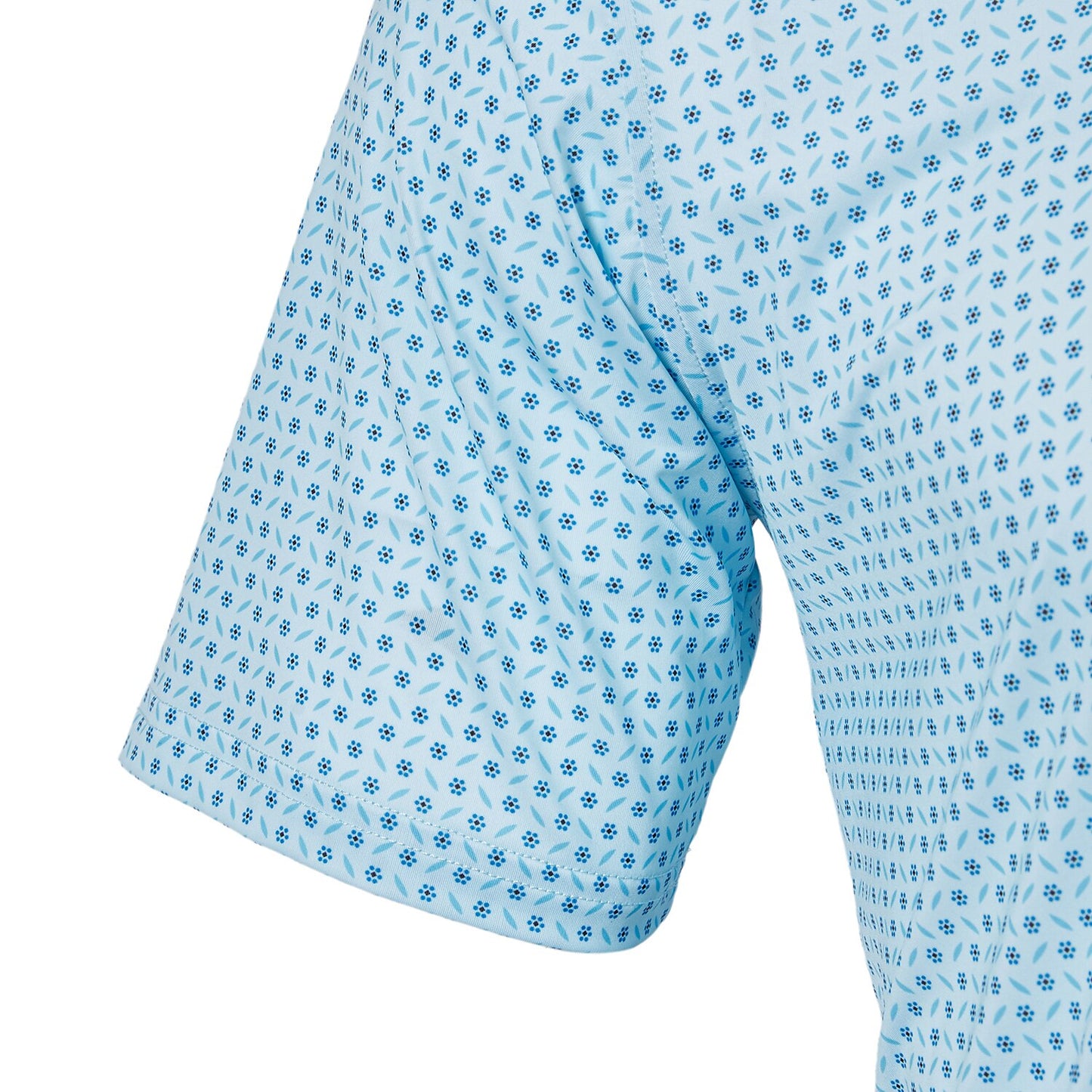 Quick-Dry Geometric Print Polo Shirt - oukumen