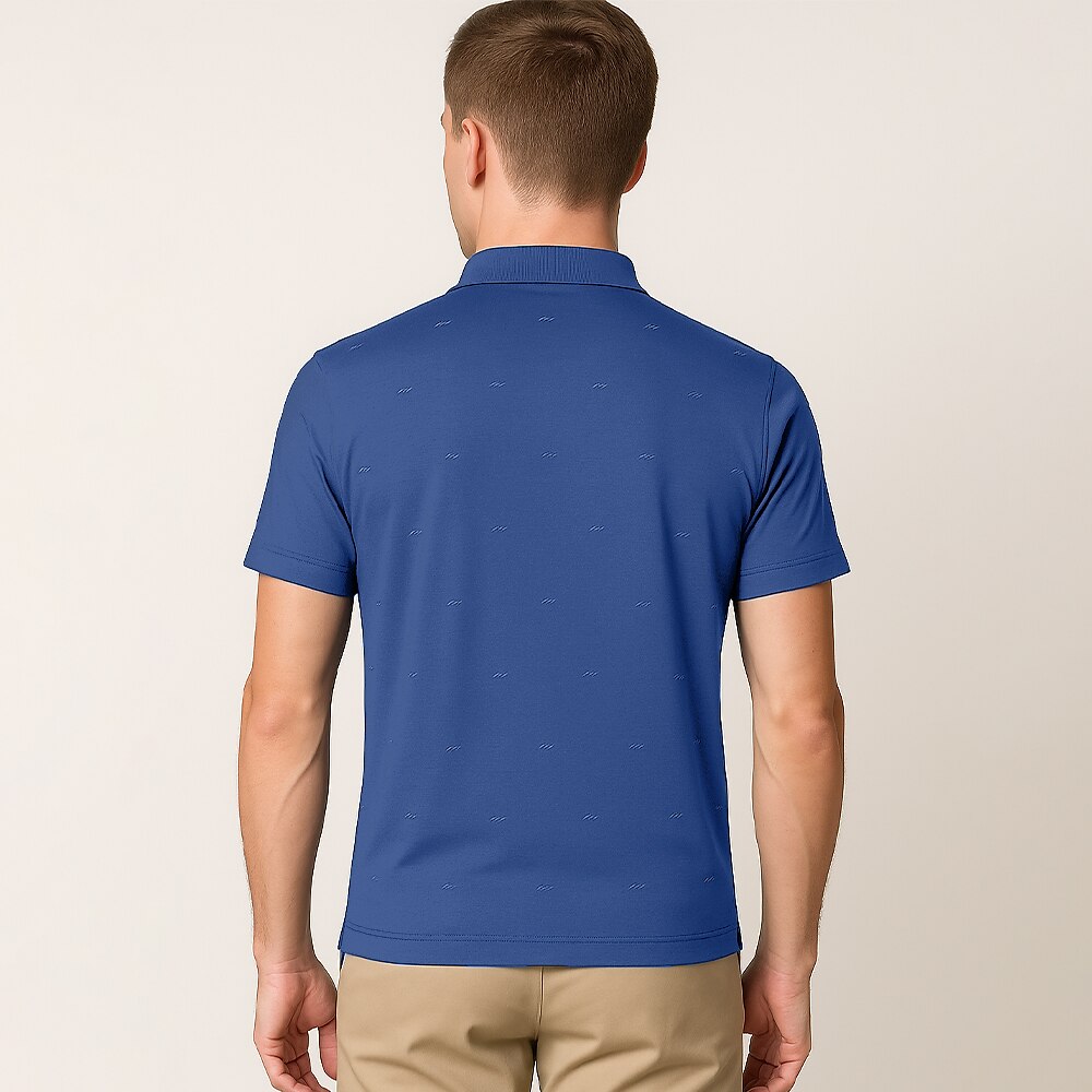 Premium Tencel Cotton Silk Polo Shirt - oukumen