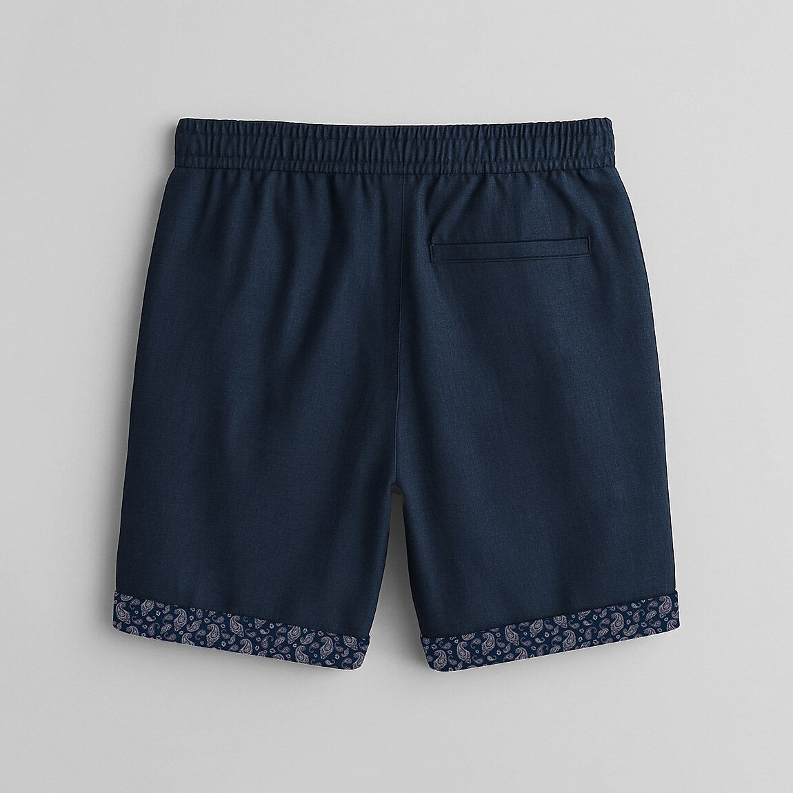 Cotton Linen Blend Shorts - oukumen