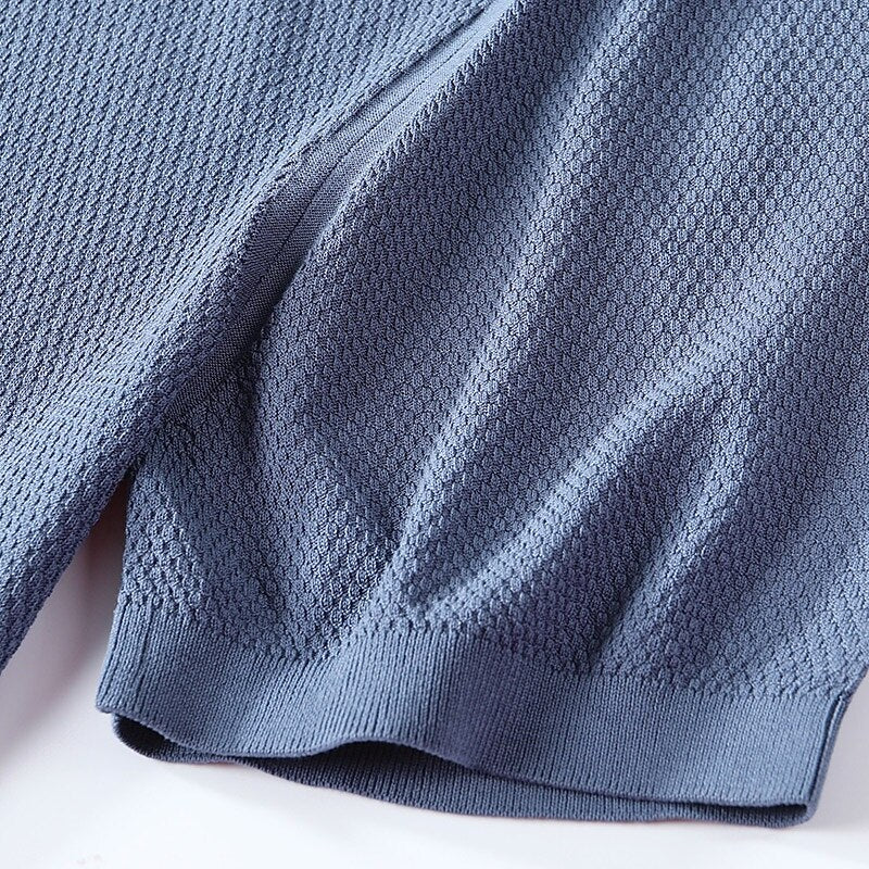 TENCEL™ Lyocell Silk Blend Luxe Knit Tee - oukumen
