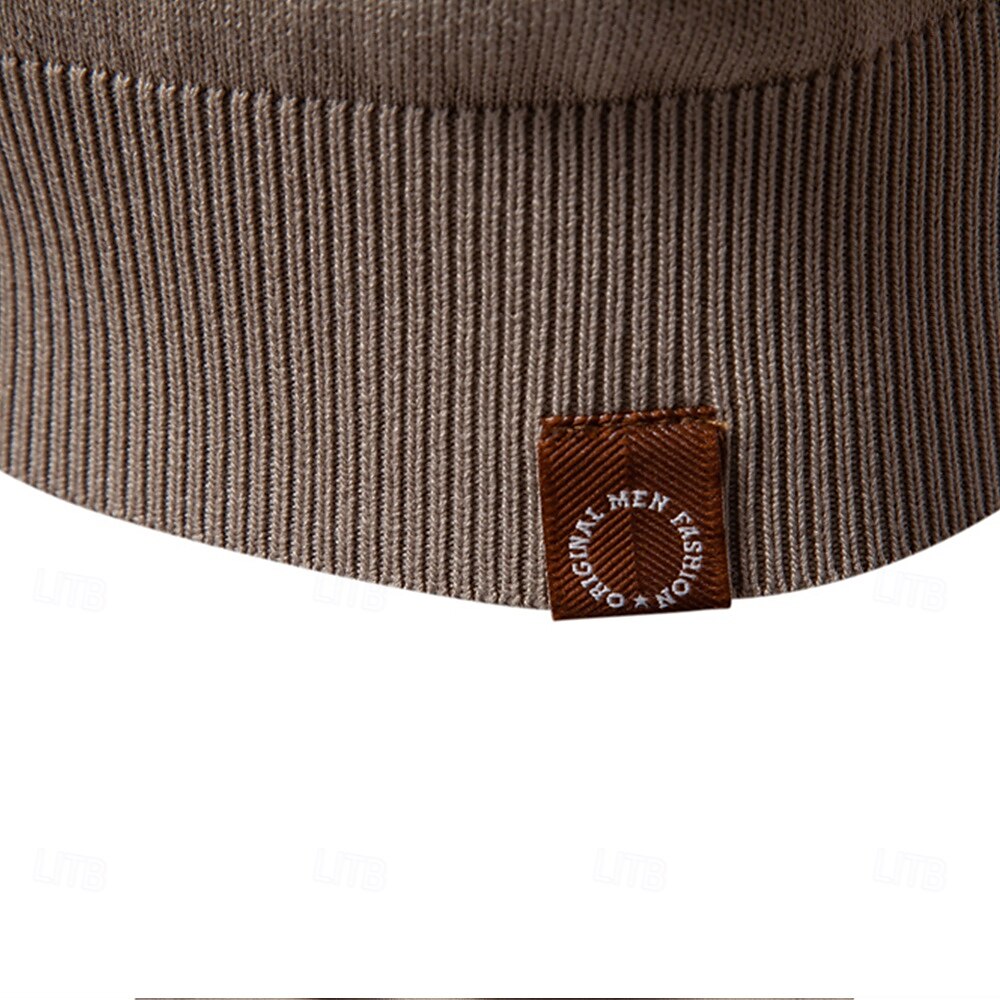 Quarter Zip Short Sleeve Polo - oukumen