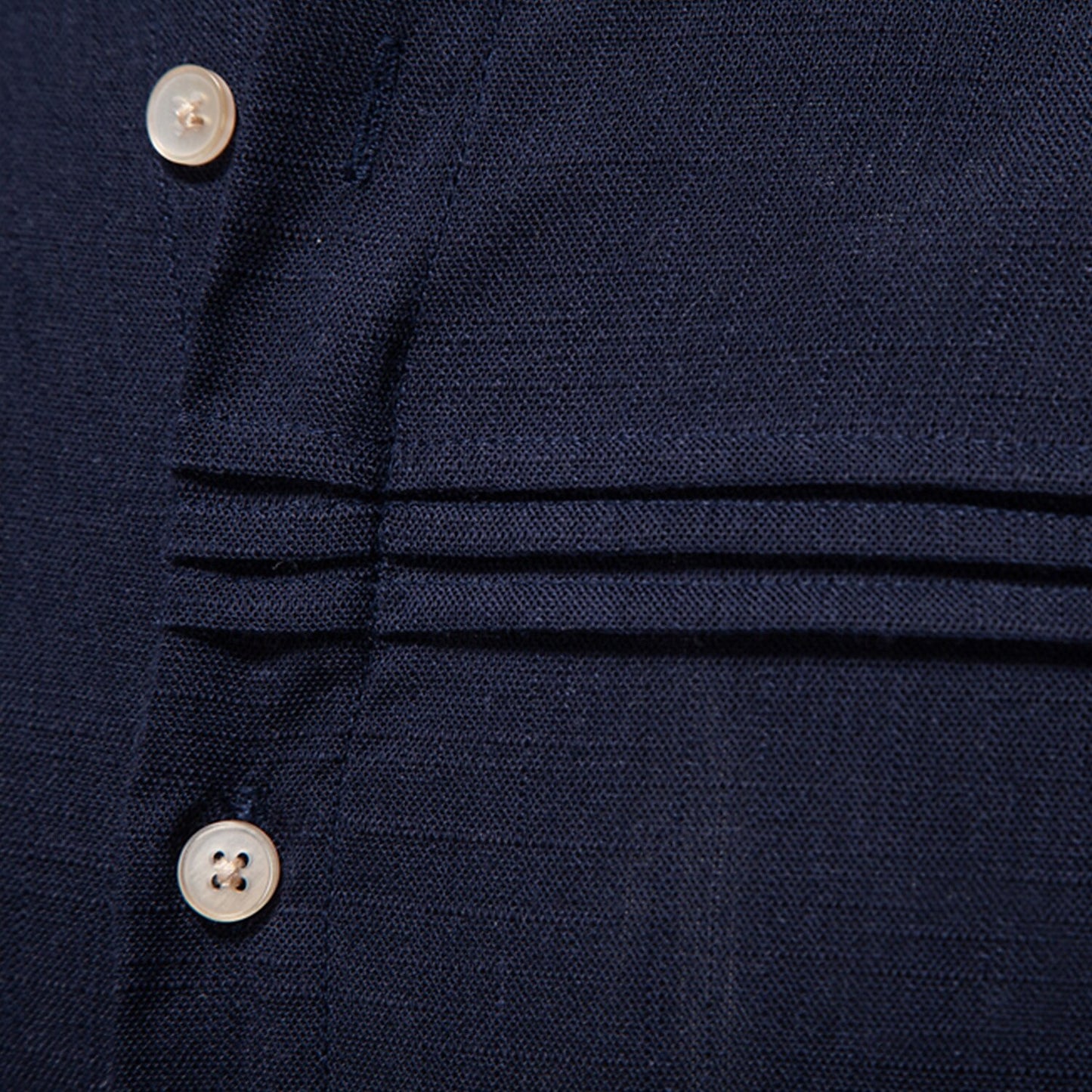 Classic Soft Linen Button-Up Shirt - oukumen
