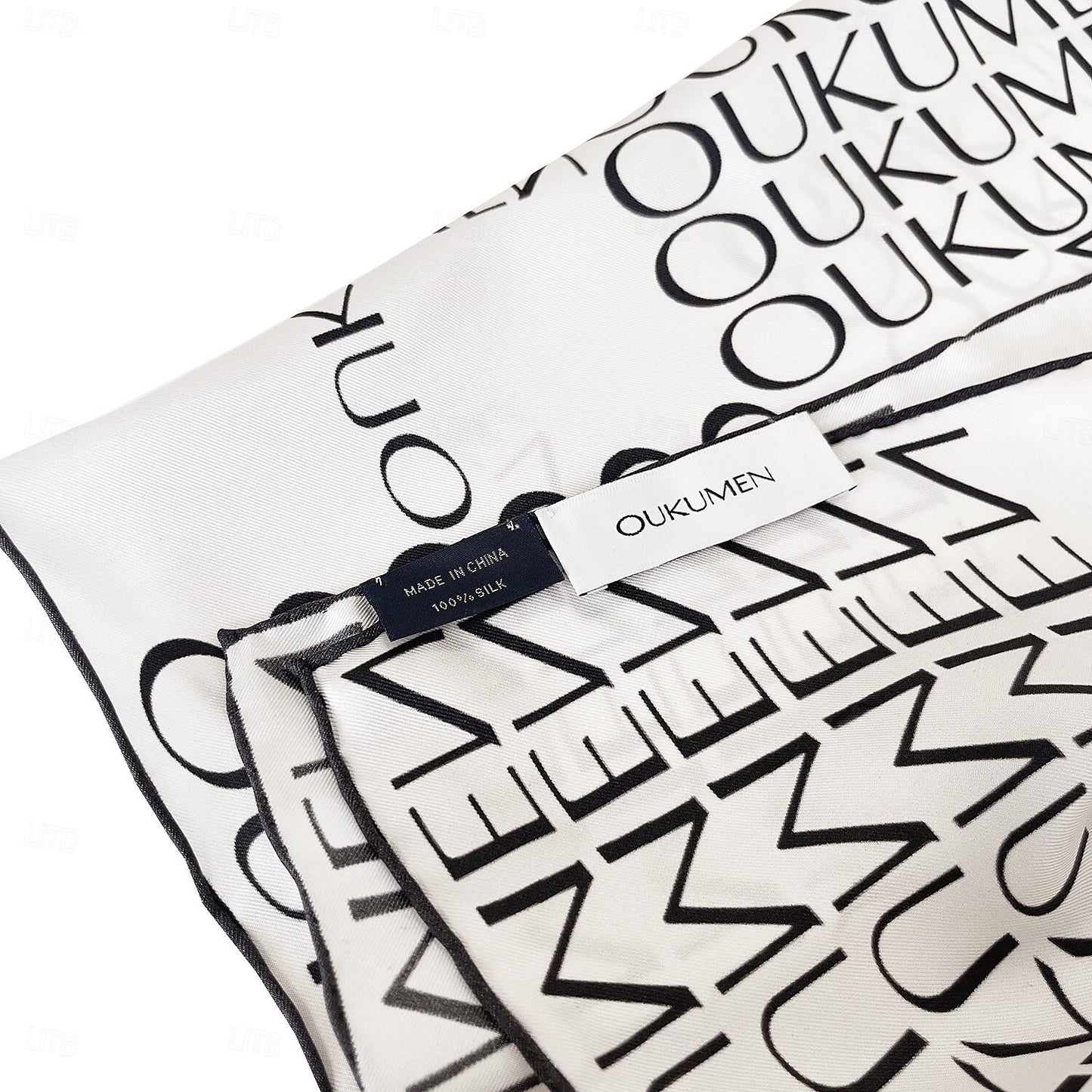 100% Silk OUKUMEN Bandana Scarf - oukumen