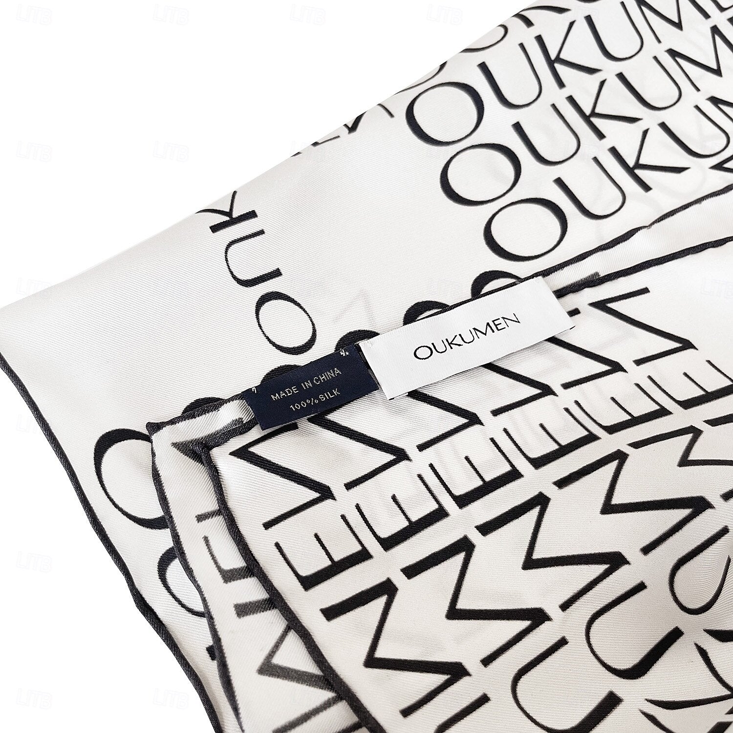 100% Silk OUKUMEN Bandana Scarf - oukumen