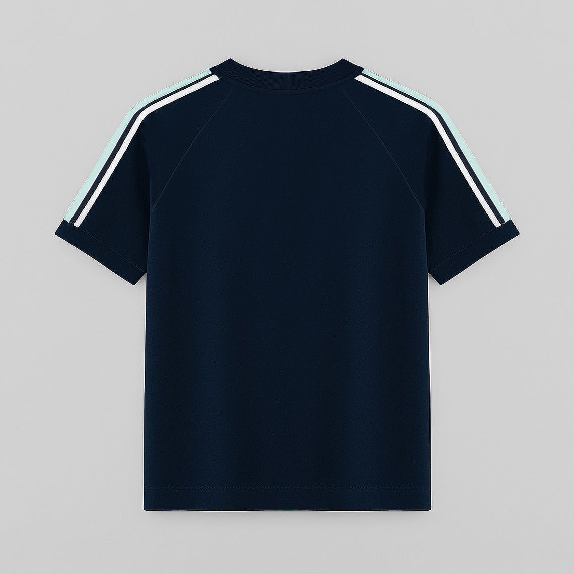 100% Cotton Crew Neck Striped T-Shirt
