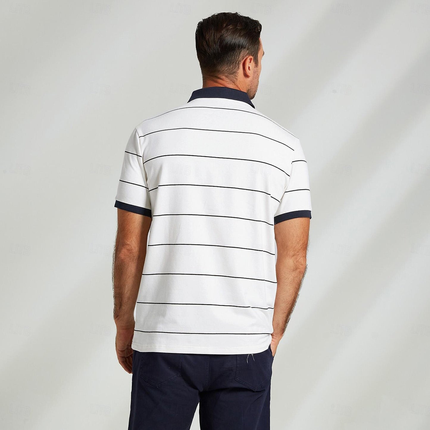 100% Cotton Golf Knit Polo - oukumen