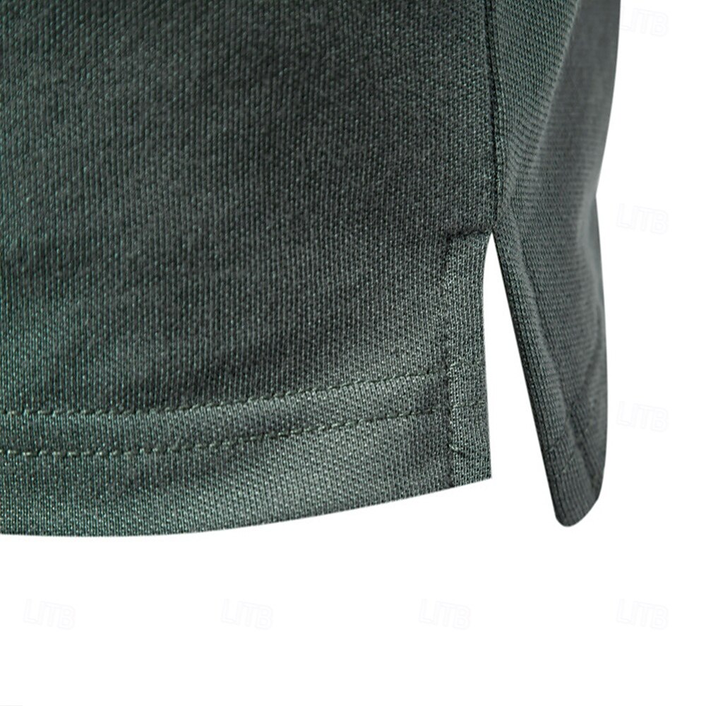 Floral Print Knit Polo Sweater - oukumen