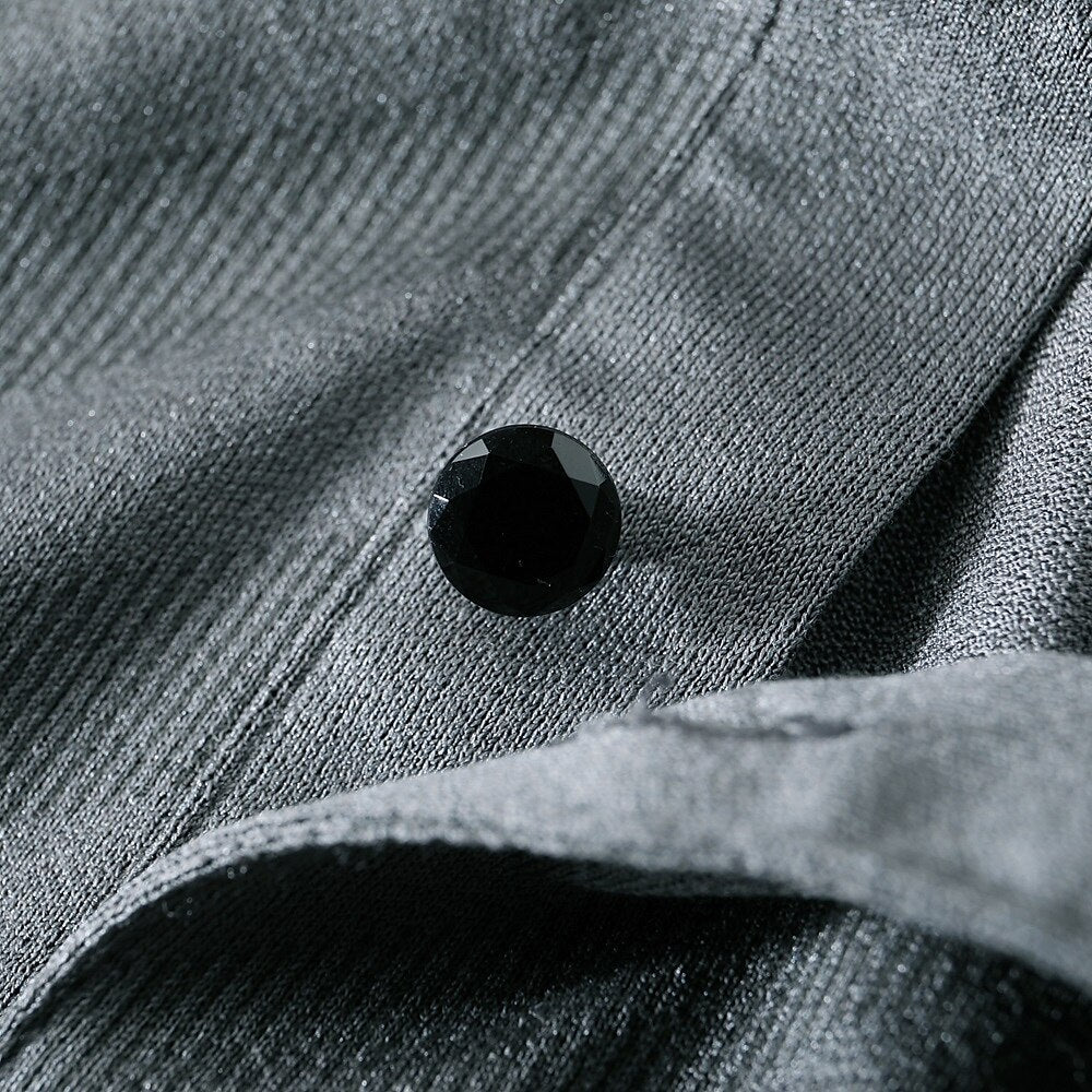 Business Casual Silk Polo Shirt - oukumen