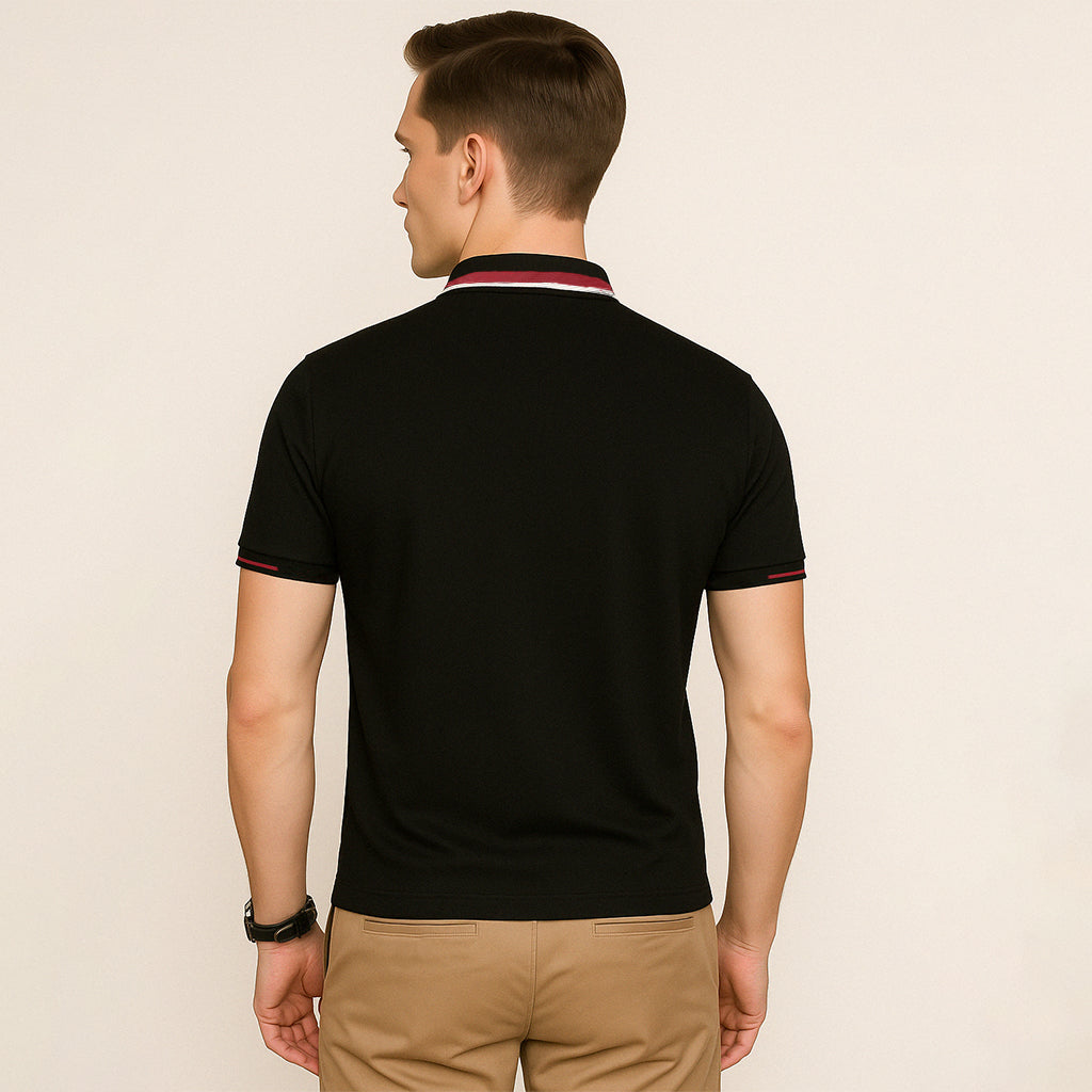 Luxury Mulberry Silk Blend Polo - oukumen