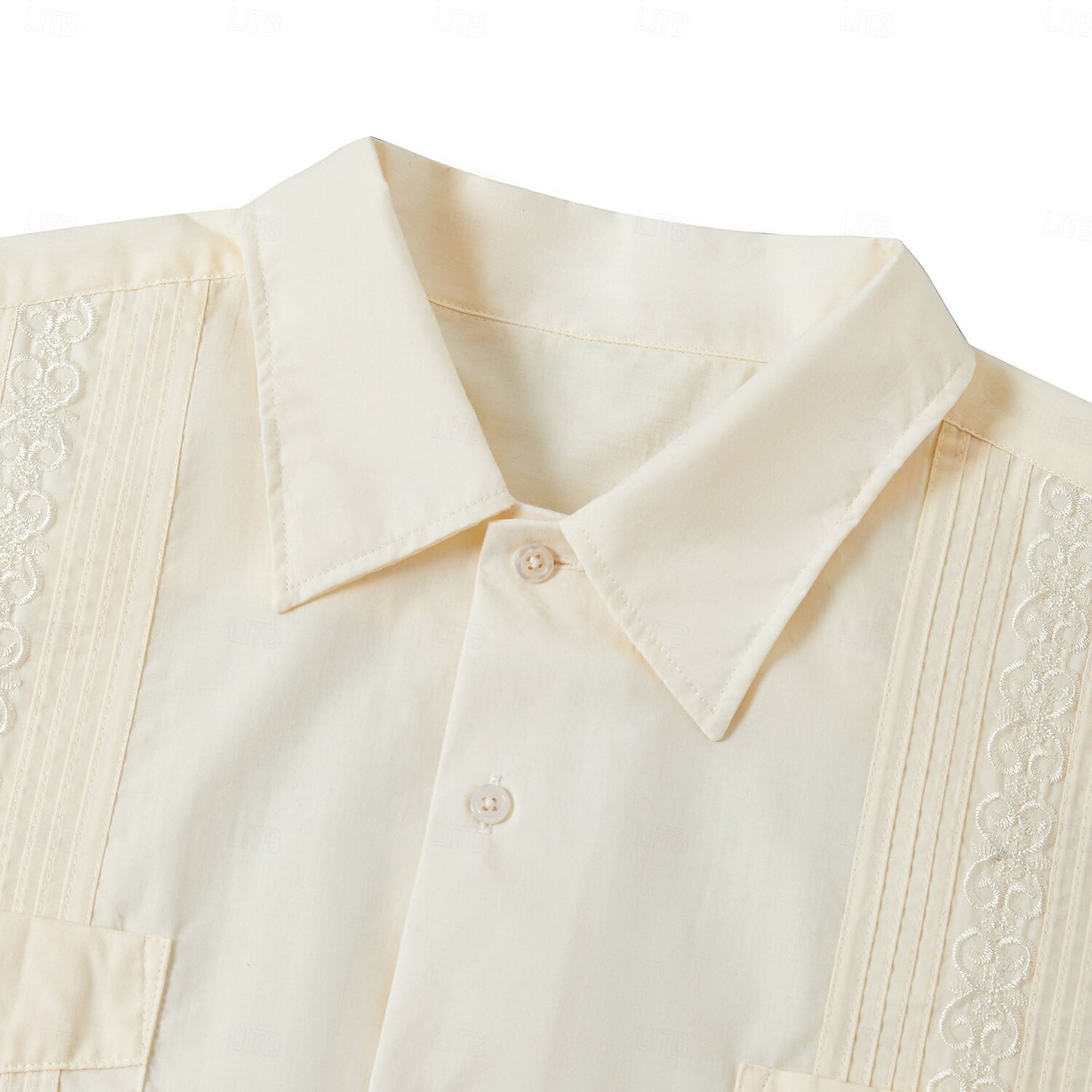 Classic Guayabera Cotton Shirt - oukumen