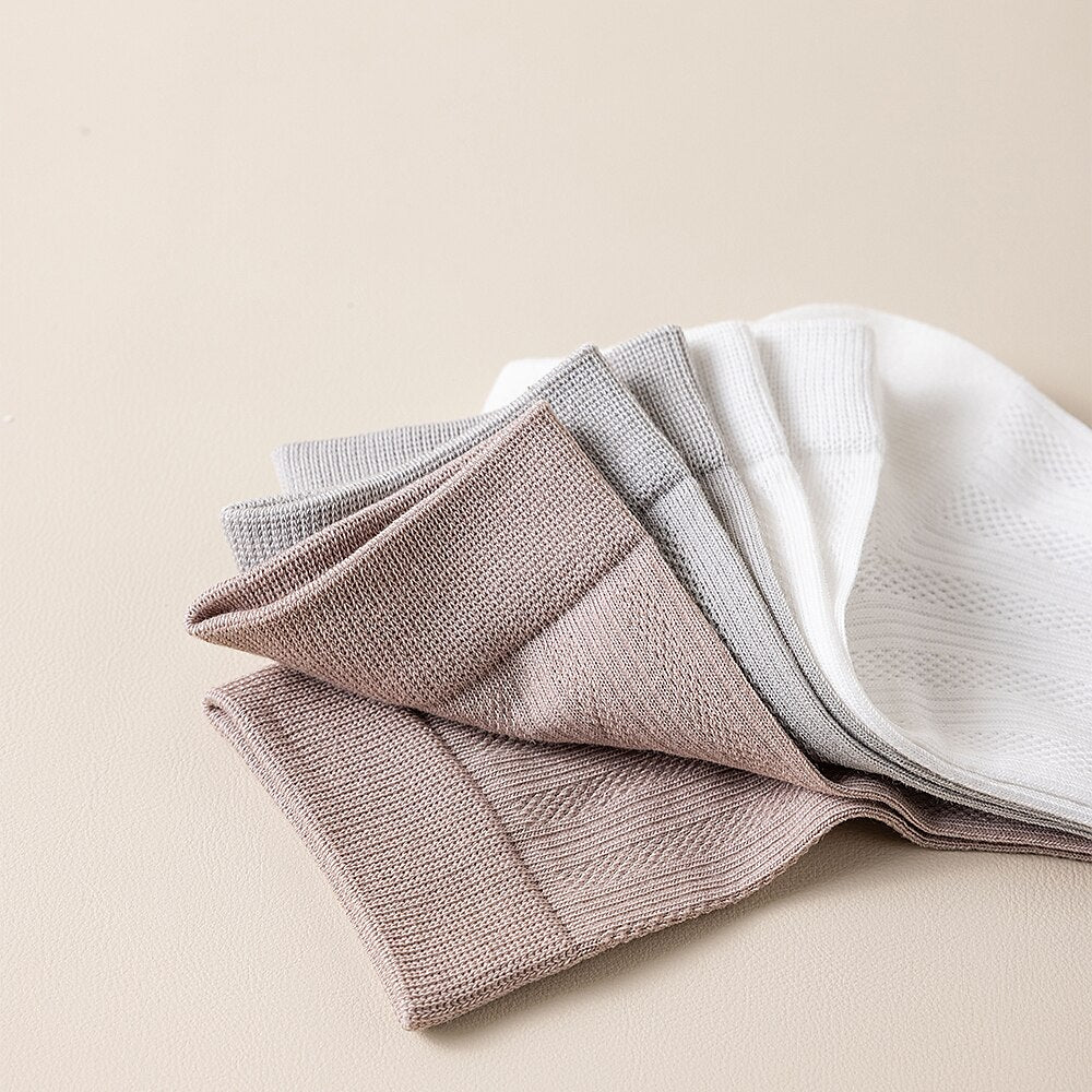 100% Cotton Classic Socks - oukumen