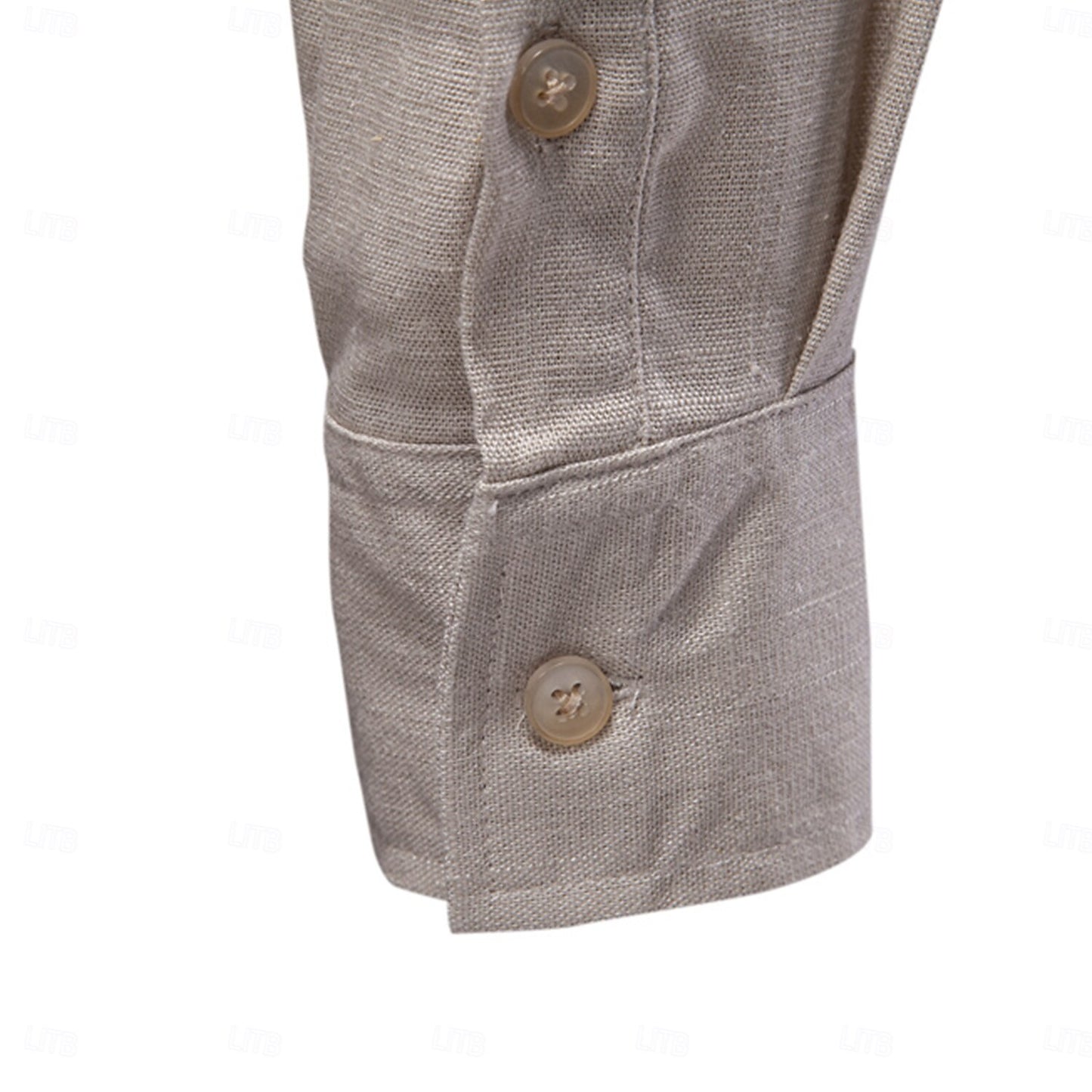 Classic Soft Linen Button-Up Shirt - oukumen