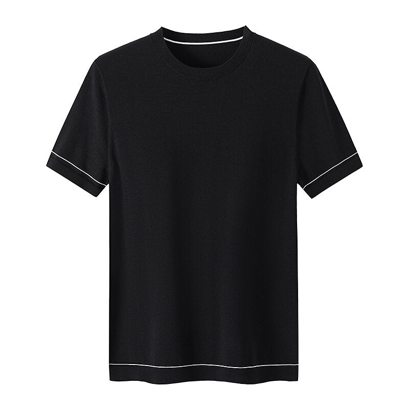 Cotton Silk Linen Timeless Casual T-Shirt - oukumen