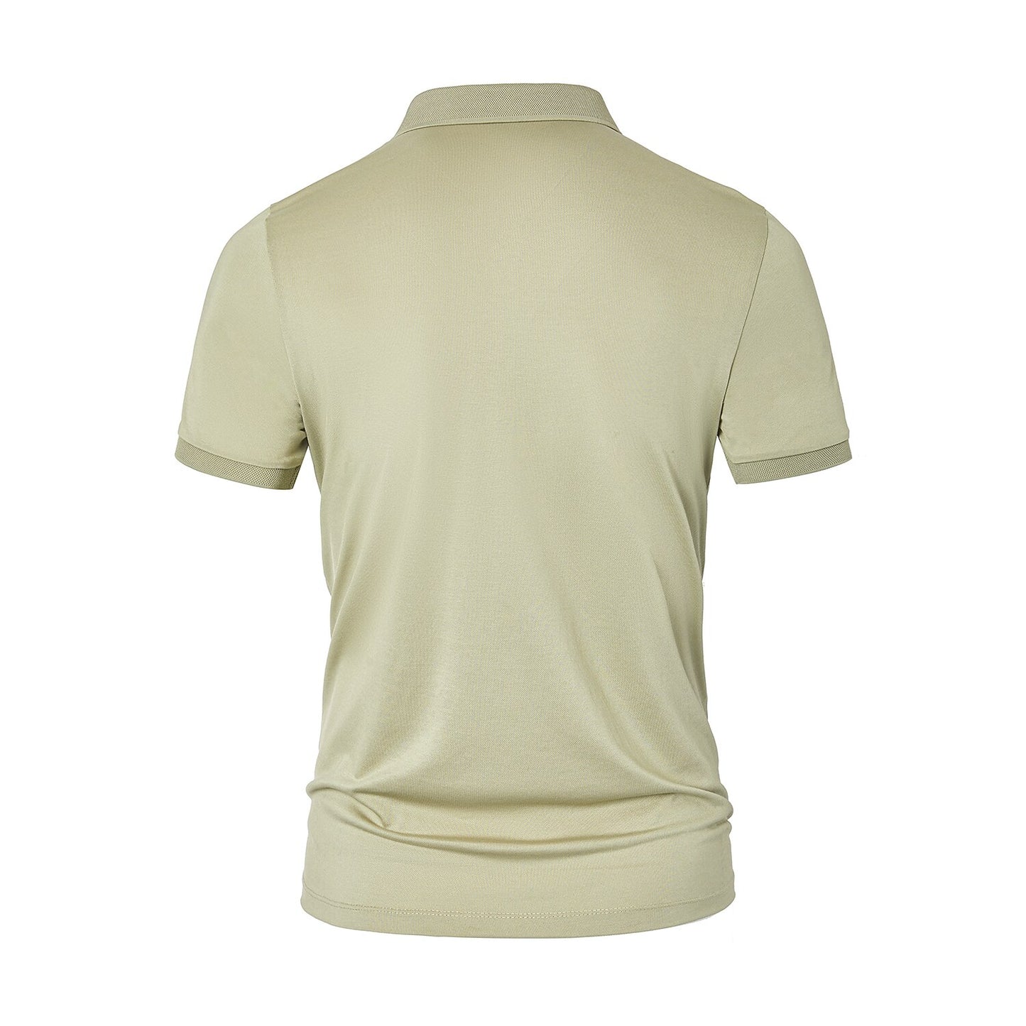 Cotton Silk Timeless Solid Color Polo - oukumen