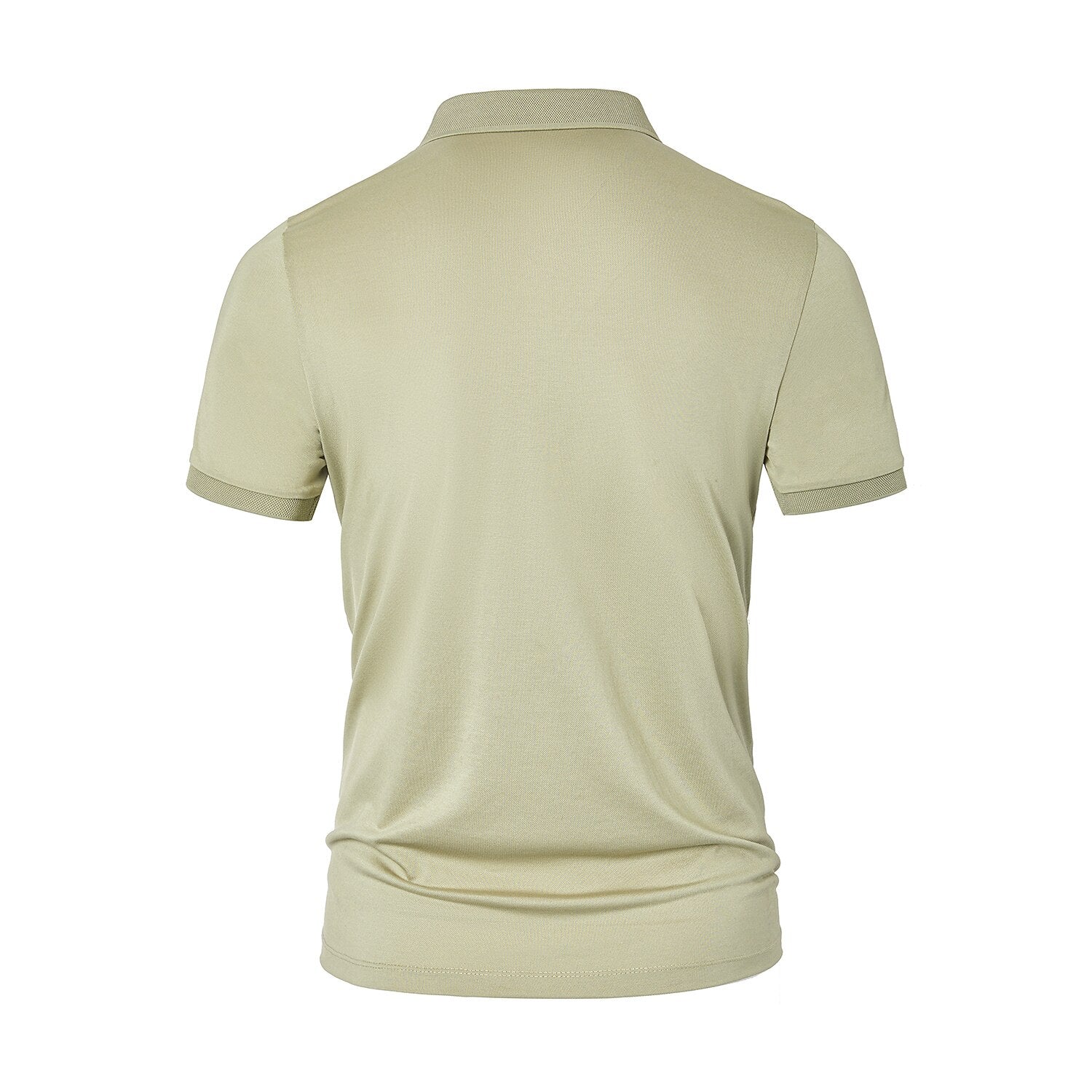 Cotton Silk Timeless Solid Color Polo - oukumen