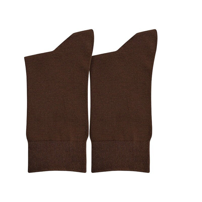100% Cotton Knit Crew Socks - oukumen