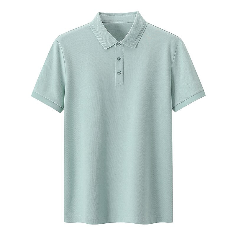 Short Sleeve Business Casual Polo - oukumen