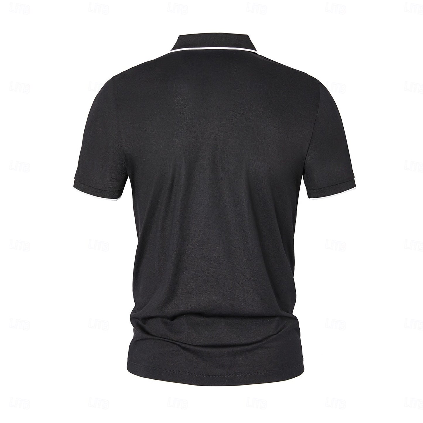 Cotton-Silk Quarter-Zip Polo - oukumen