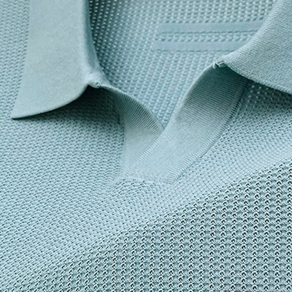 Luxury Blended Jacquard Polo Shirt