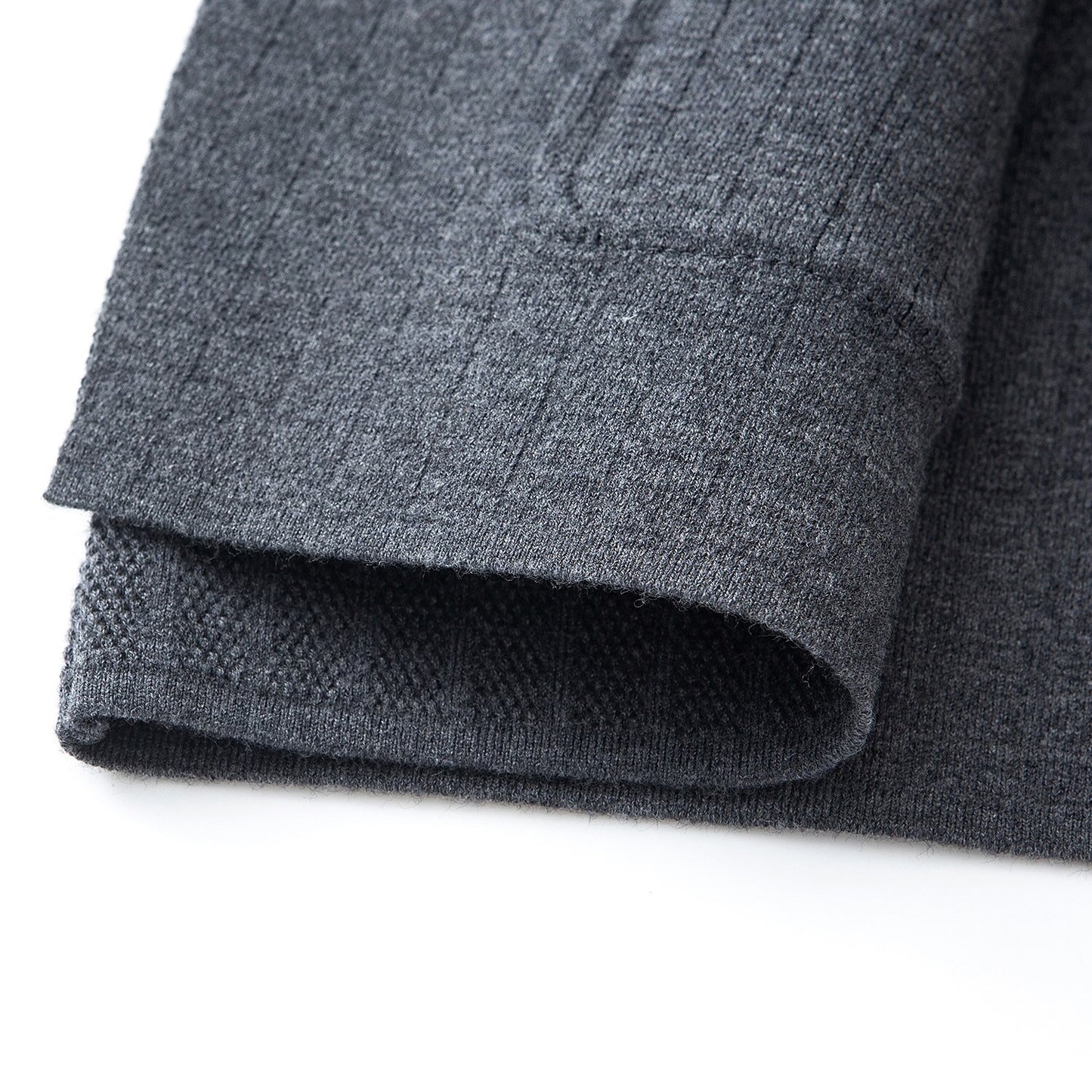 Textured Knit Blazer - oukumen