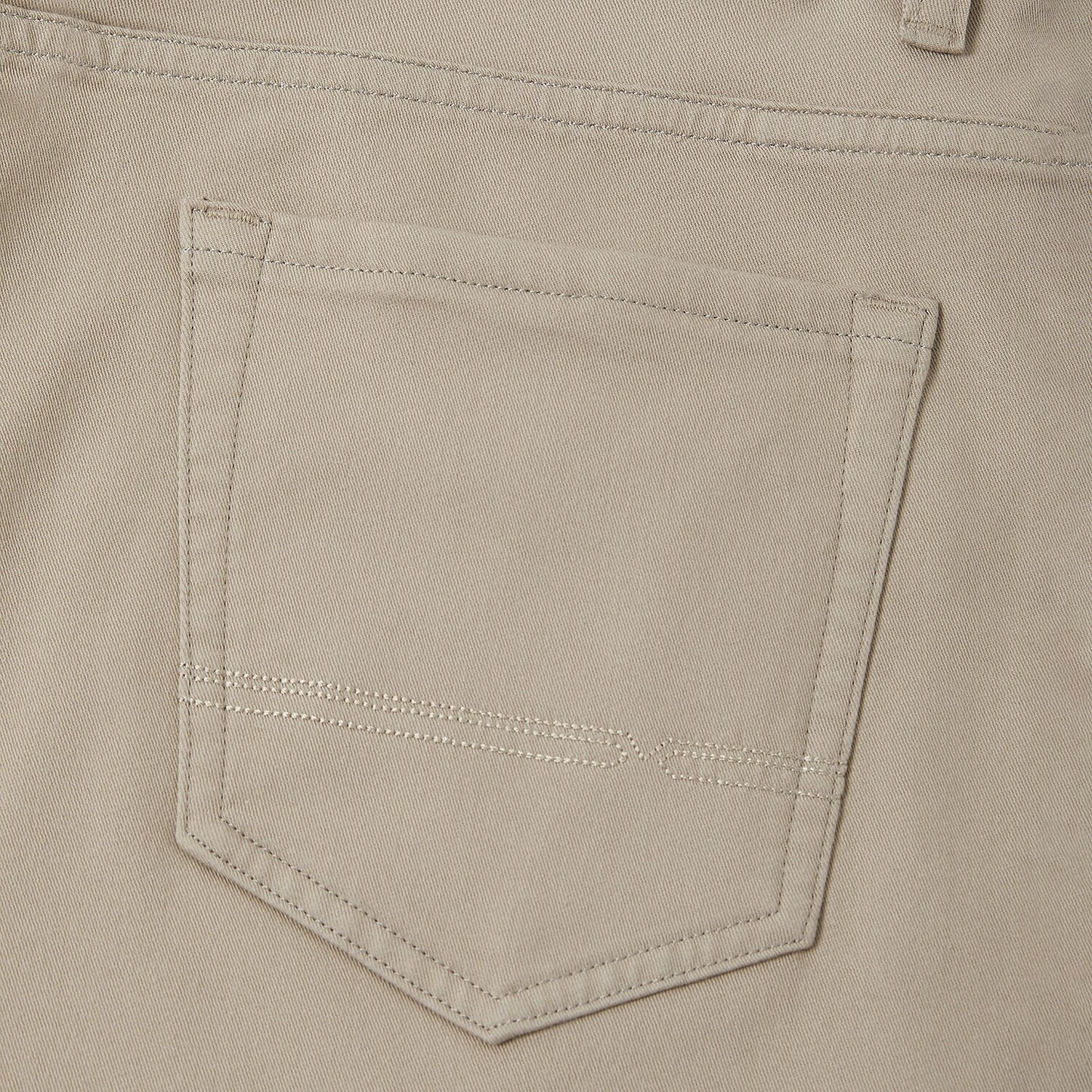 Tailored Stretch Cotton Chinos - oukumen