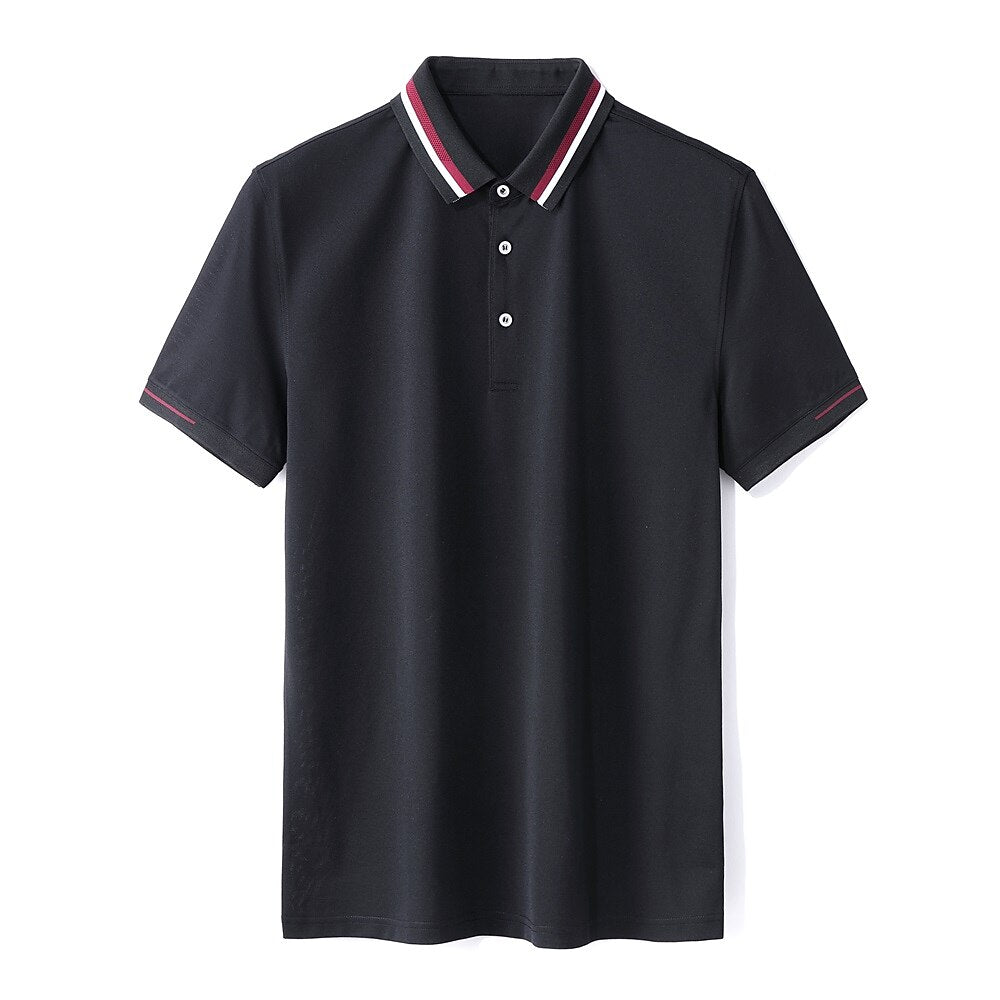 Luxury Mulberry Silk Blend Polo - oukumen