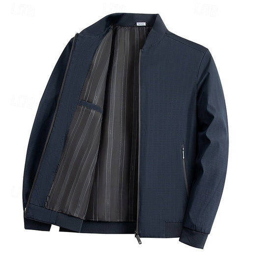 Executive Lightweight Zip-Up Jacket - oukumen