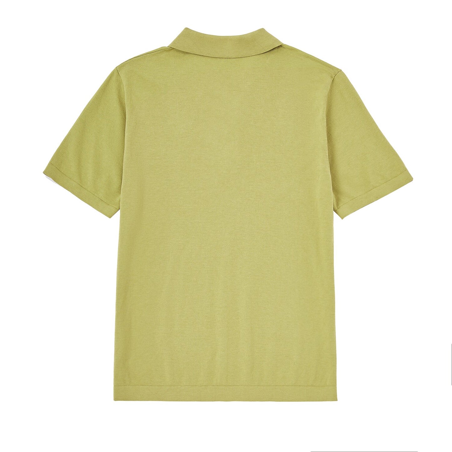 Linen silk Polo Knit Sweater - oukumen