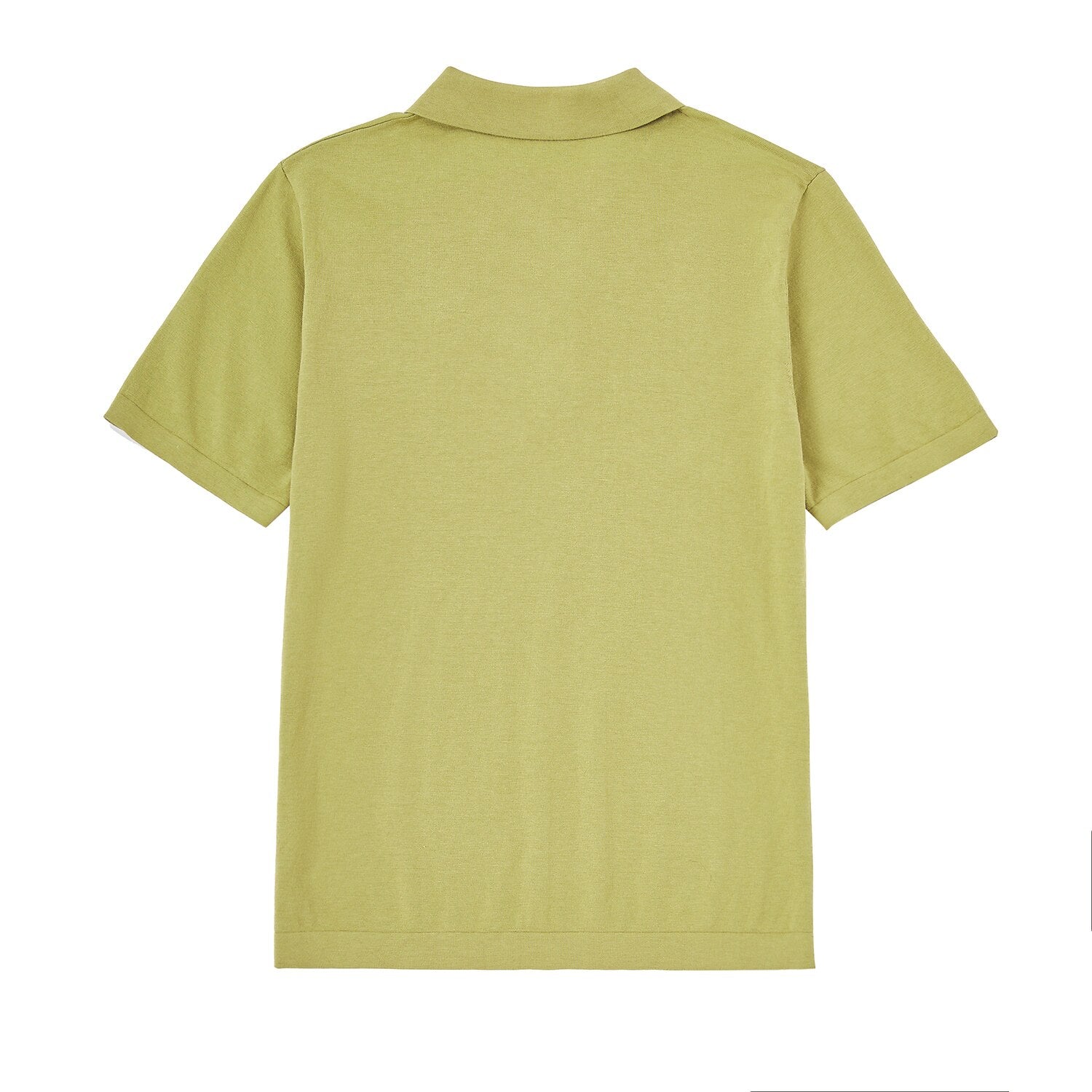 Linen silk Polo Knit Sweater - oukumen